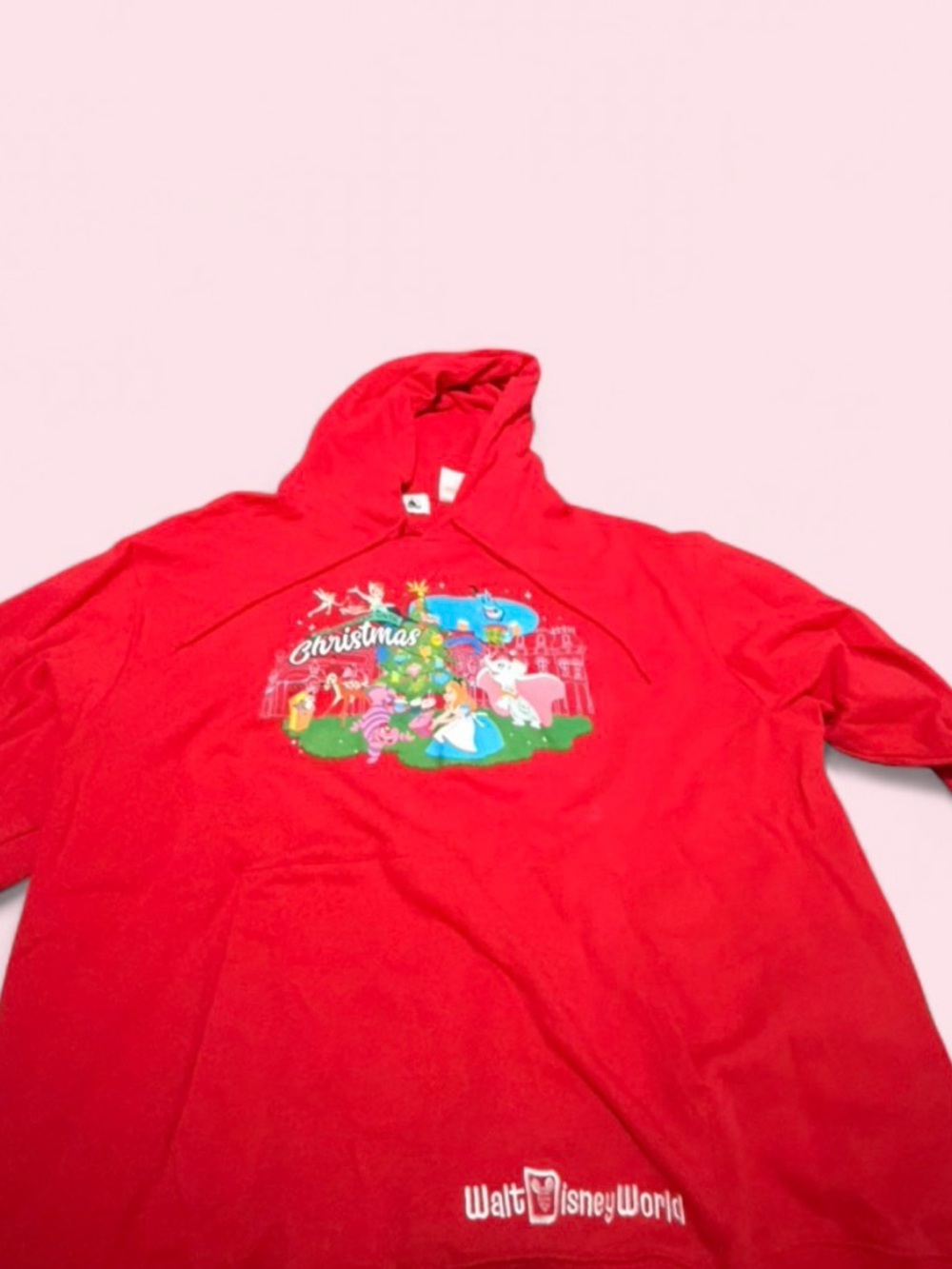 Disney red Christmas hoodie Size XL #christmas #disney